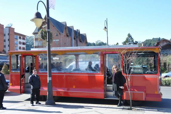 O bonde, em Gramado - RS